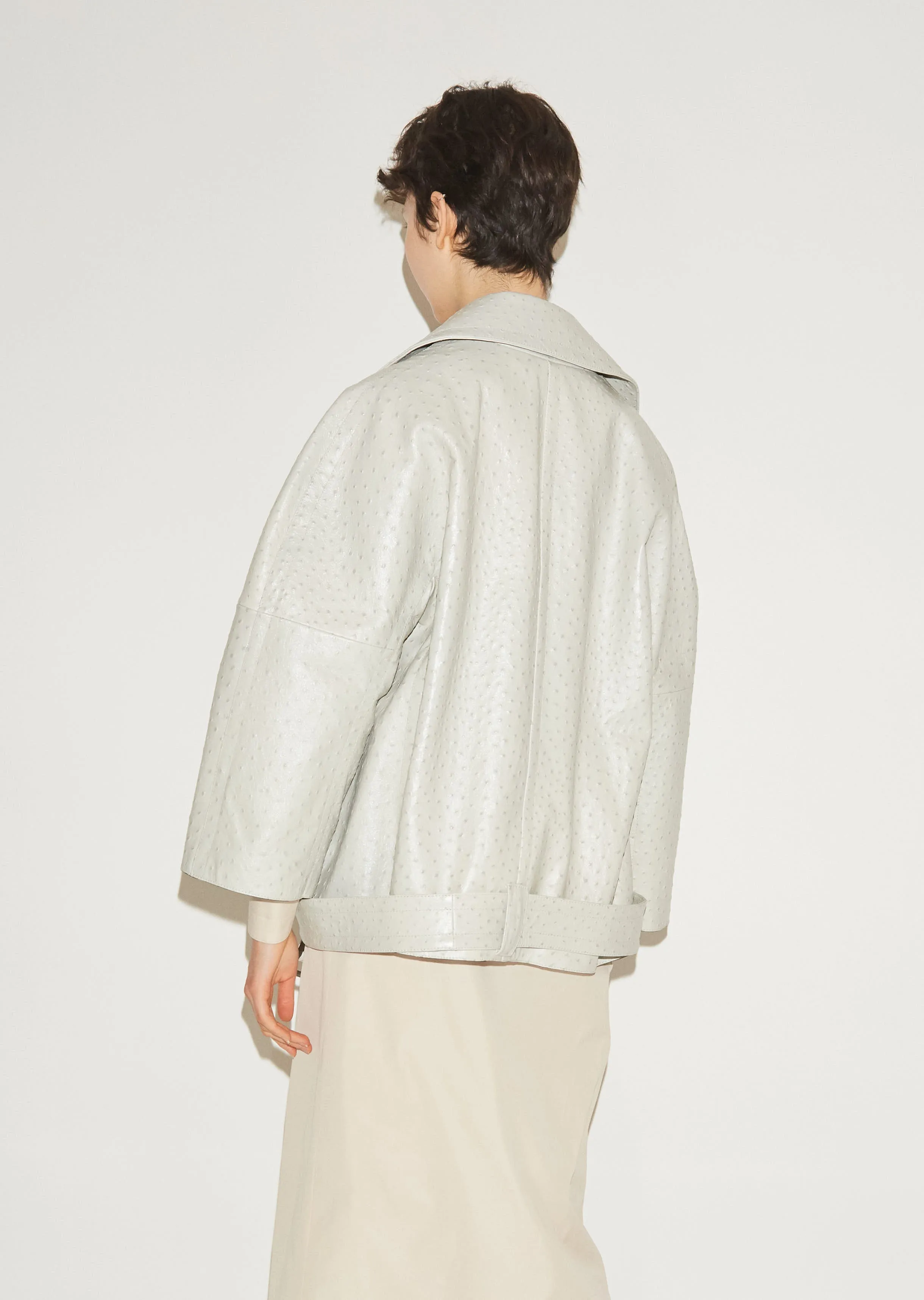 Dotted Lamb Leather Jacket