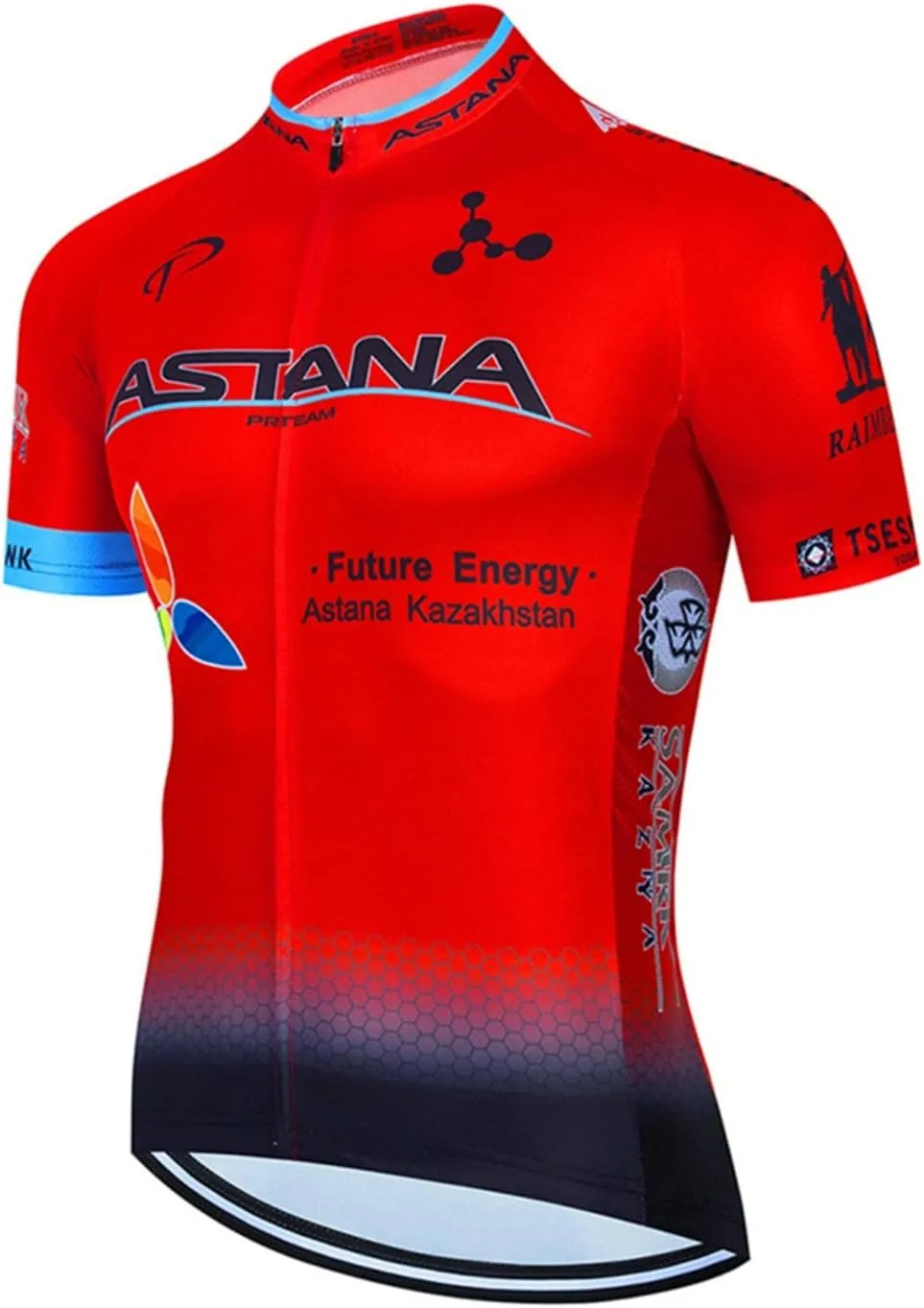 Men's Cycling Jerseys Tops Biking Shirts Short Sleeve Bike Clothing Full Zipper Bicycle Jacket with Pockets