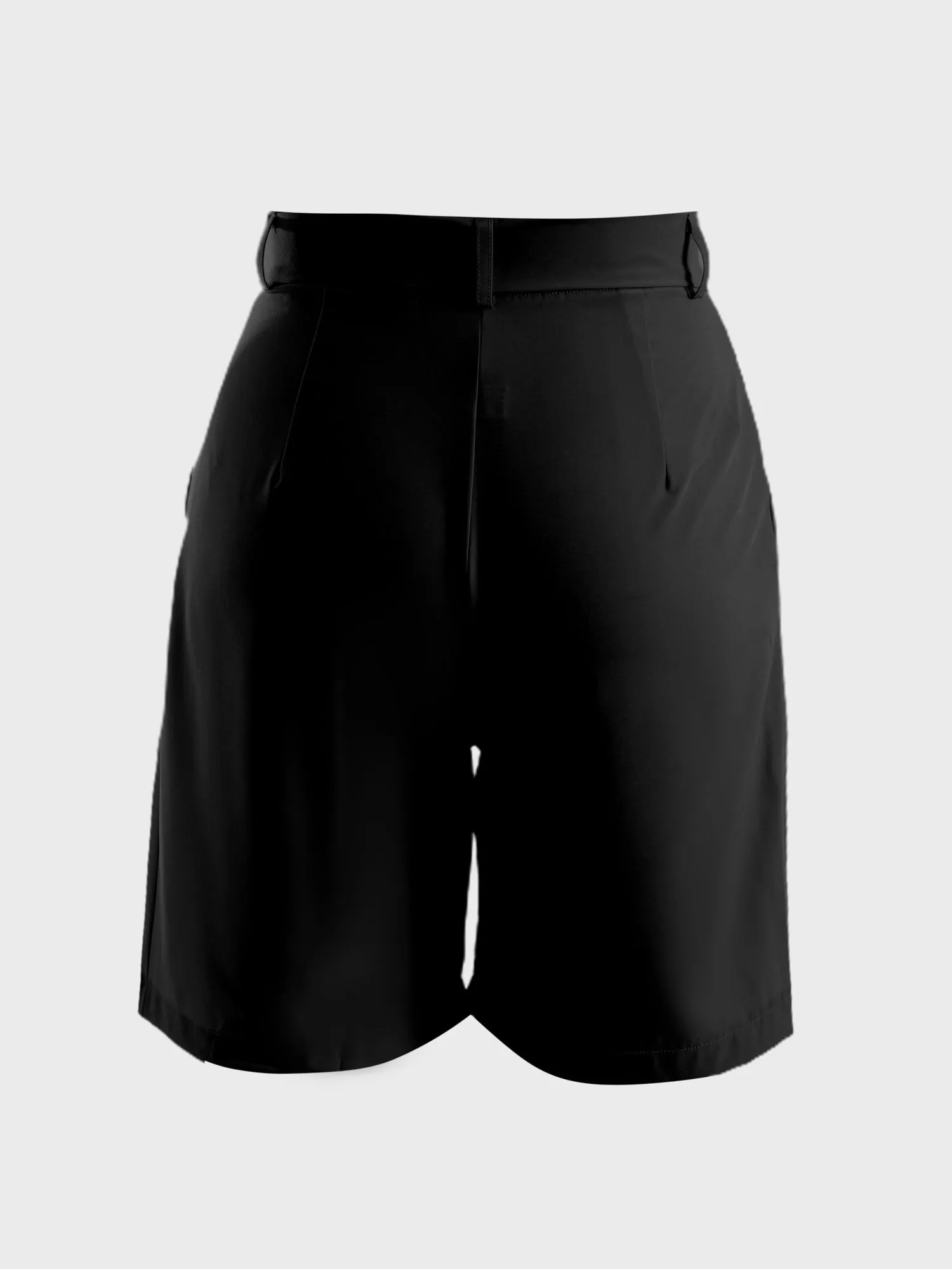 Midsize Neat Wide-Leg Suit Shorts