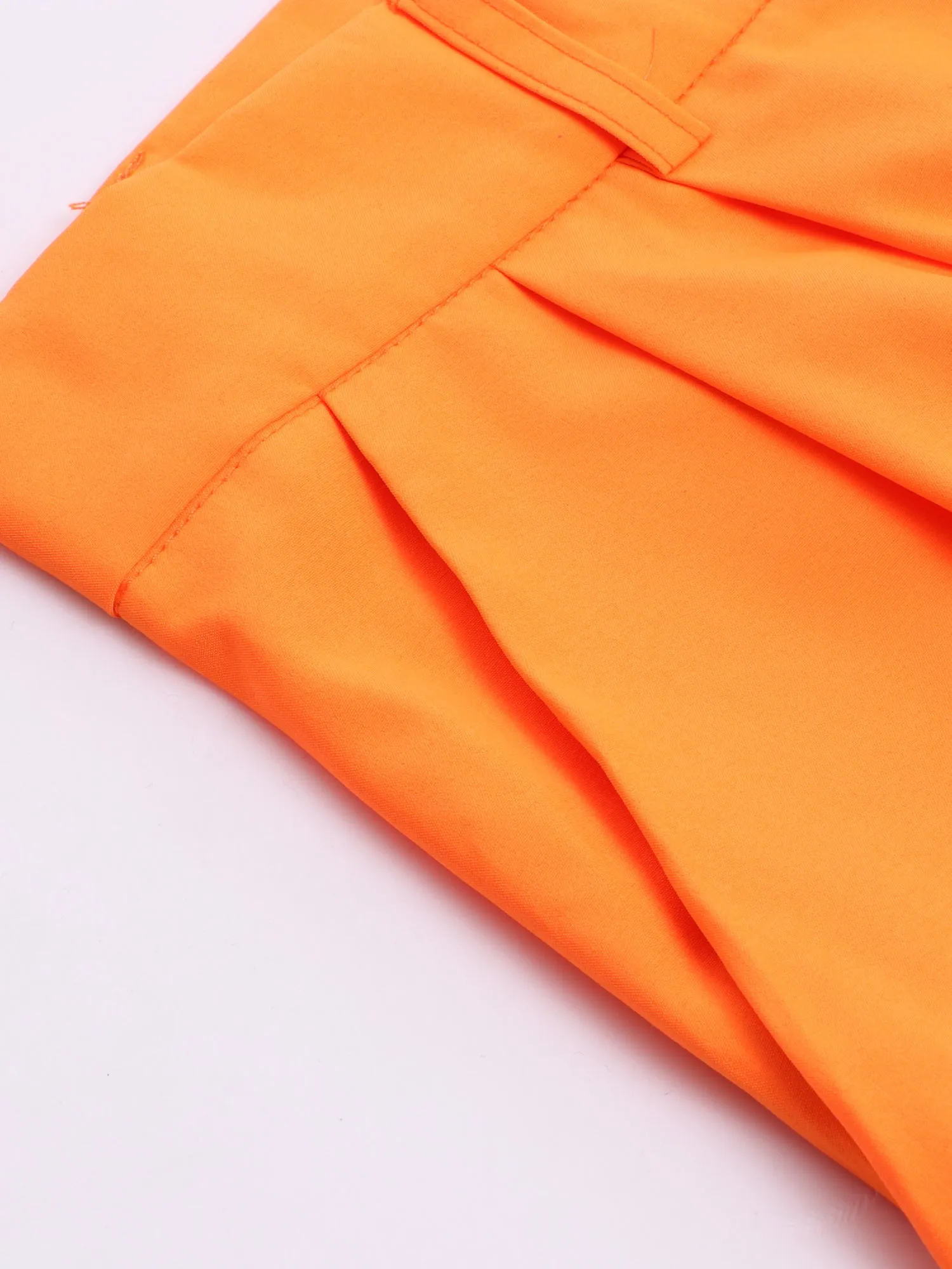 Midsize Neat Wide-Leg Suit Shorts