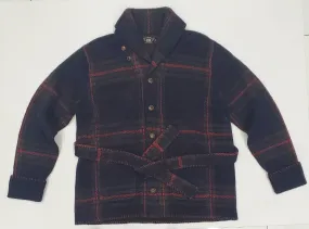 Nwt Ralph Lauren RRL Plaid Pattern Belted Jacket