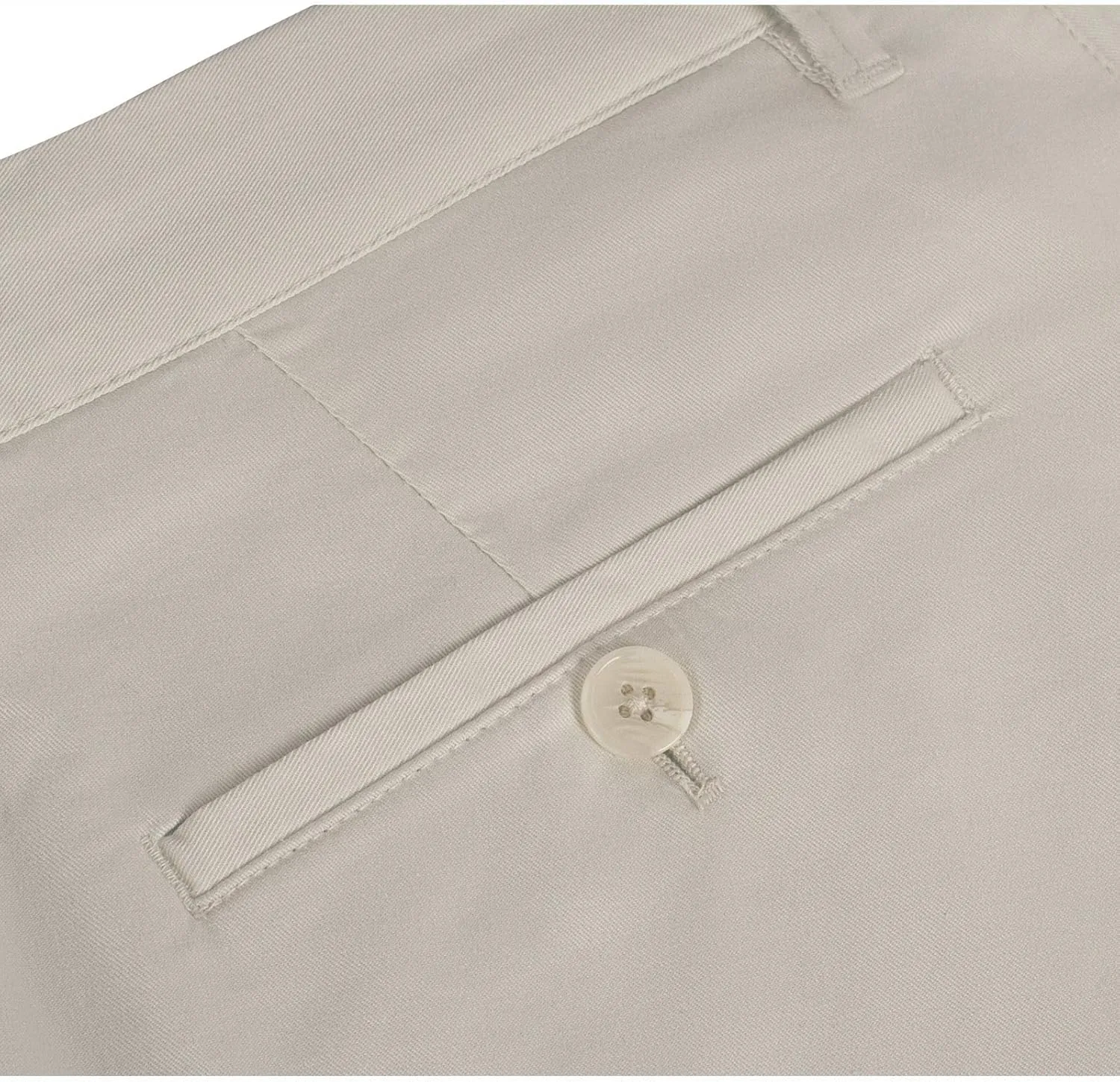P&L Men's Casual Pants Straight Fit Cotton Stretch Flat Front Trousers for Man