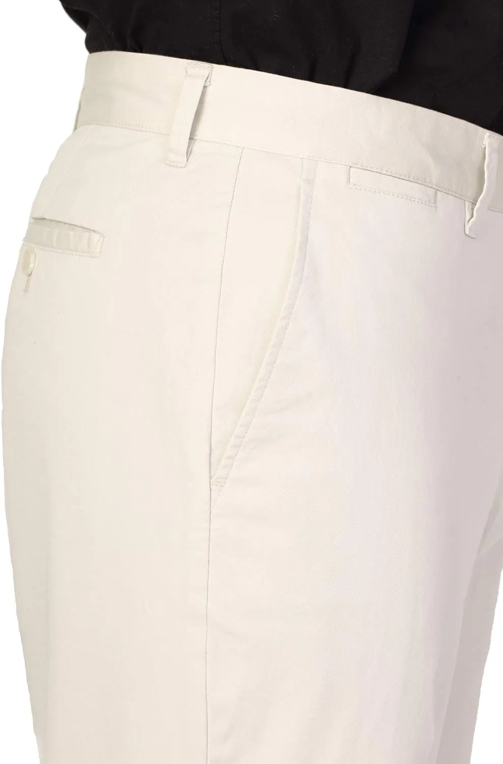 P&L Men's Casual Pants Straight Fit Cotton Stretch Flat Front Trousers for Man