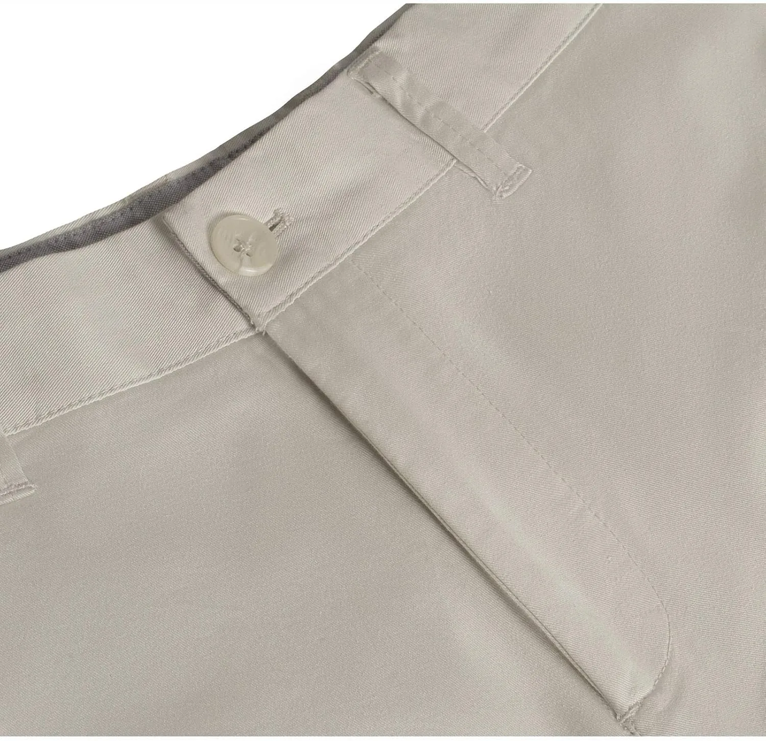 P&L Men's Casual Pants Straight Fit Cotton Stretch Flat Front Trousers for Man