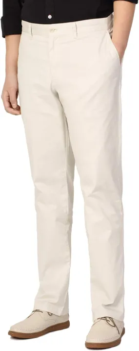 P&L Men's Casual Pants Straight Fit Cotton Stretch Flat Front Trousers for Man