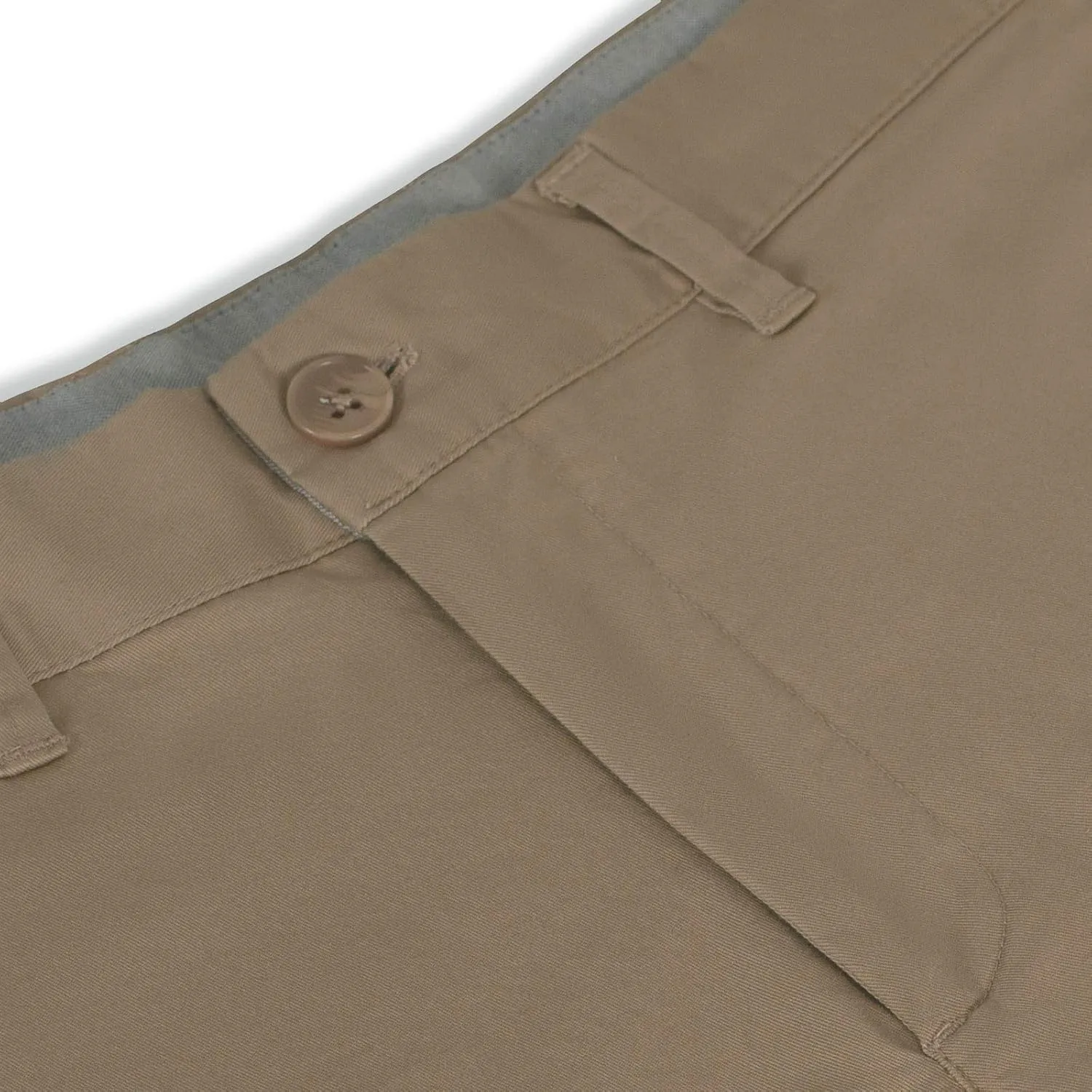 P&L Men's Casual Pants Straight Fit Cotton Stretch Flat Front Trousers for Man