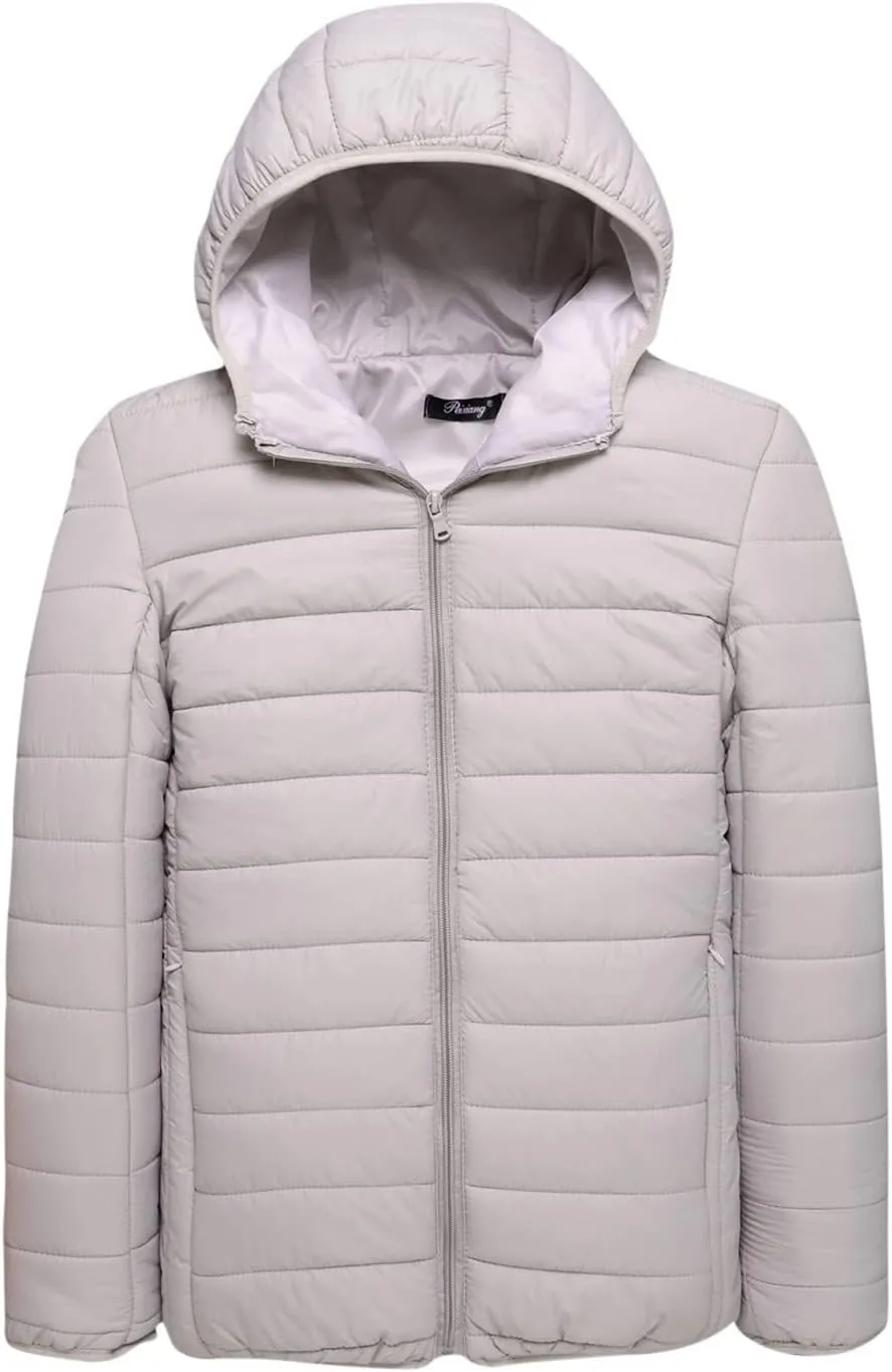 SHOPESSA Womens Quilted Hoodie Jacket Lightweight Down Puffer Jacket Packable Winter Warm Coat Winter Outfits 2023 Trendy