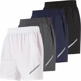 Ultra Performance Mens Workout Gym Shorts Men Casual 4 Pack Men's Athletic Running Shorts for Men 7 Inch Inseam