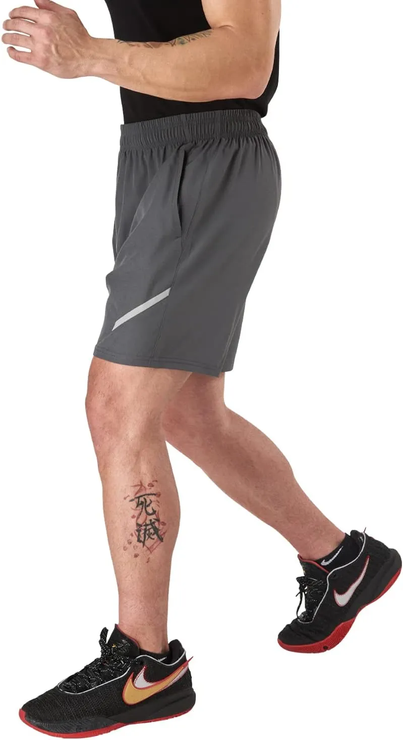 Ultra Performance Mens Workout Gym Shorts Men Casual 4 Pack Men's Athletic Running Shorts for Men 7 Inch Inseam