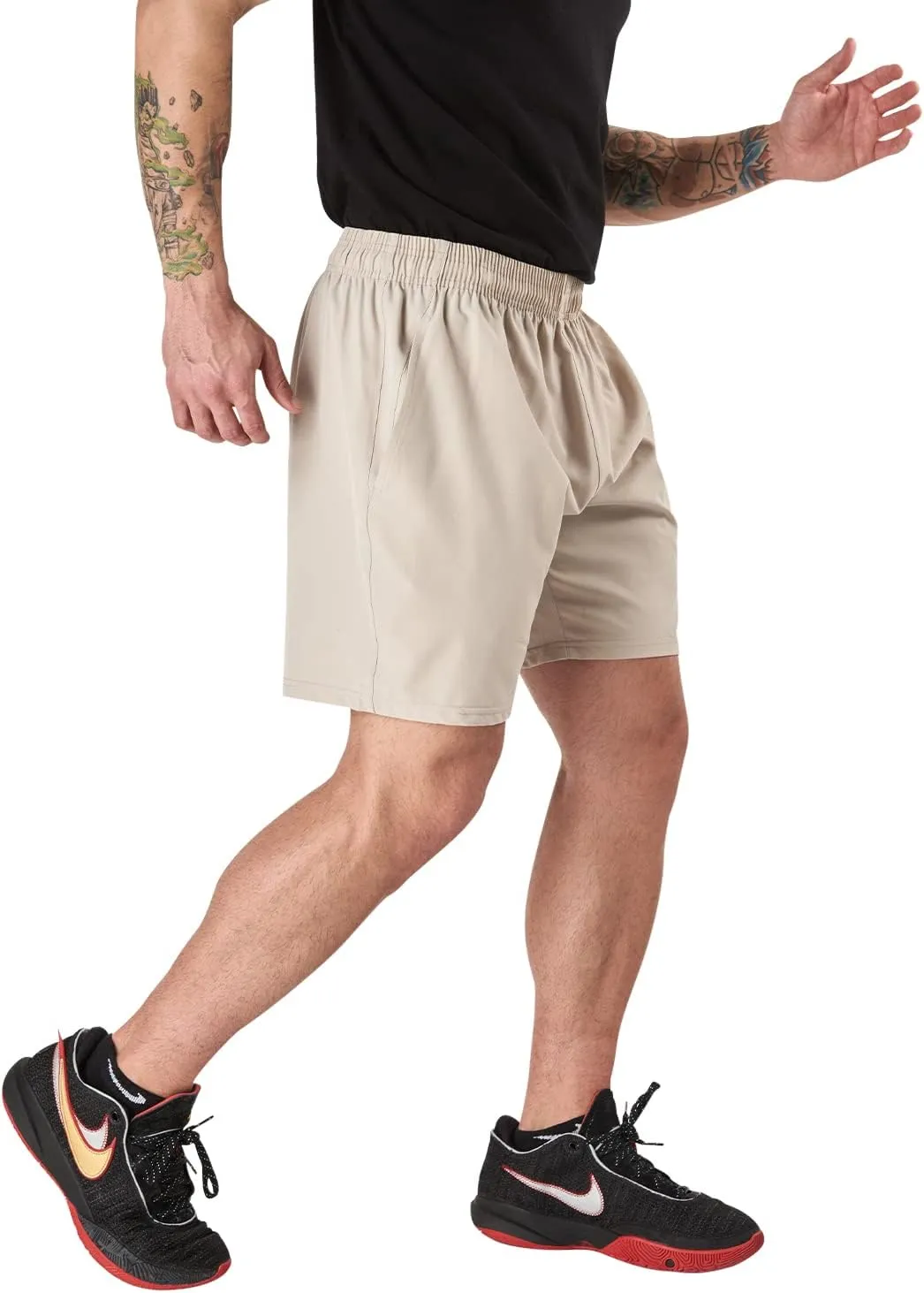 Ultra Performance Mens Workout Gym Shorts Men Casual 4 Pack Men's Athletic Running Shorts for Men 7 Inch Inseam